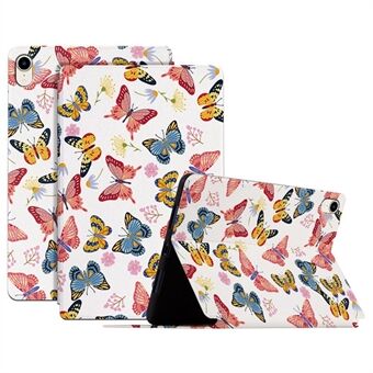 Butterfly-painettu PU-nahkakotelo iPad minille (2021) putoamista estävä läppäkotelo iskunkestävä tablet- Stand