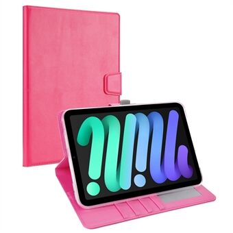 HANMAN Mill -sarjan Folio Flip Wallet -tablettikotelo iPad minille (2021), PU-nahka + TPU- Scratch Stand kansi