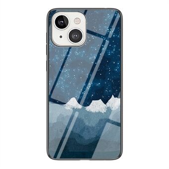 3D Starry Sky Texture Karkaistu lasi Sileä Scratch-Suojaava Takakansi iPhone 13 6,1 tuumalle