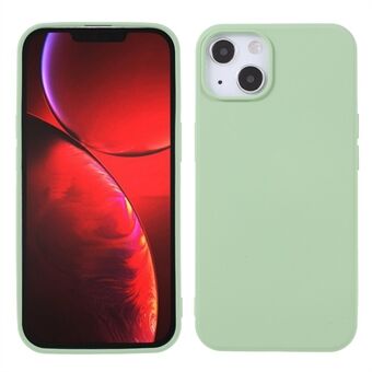 X-LEVEL pehmeä silikoni TPU-takakuori iPhone 13 -  Light Green 