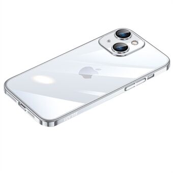 SULADA JINGJIA -sarja iPhone 13:lle 6,1 tuuman galvanoitu puhelinkotelo, jossa karkaistu lasilinssikalvo, putoamaton kova PC-suojus
