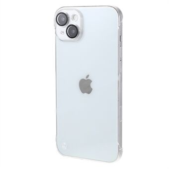 Kristallinkirkas puhelinkotelo iPhone 13:lle, kehyksetön Scratch PC-puhelimen suojus lasisuojalla