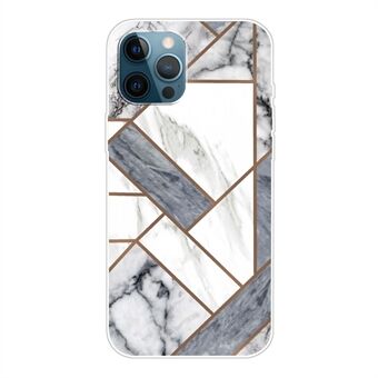 Tyylikäs marmorikuvioinen pehmeä TPU-taustakuori iPhone 13 Pro , 6,1 tuumaa