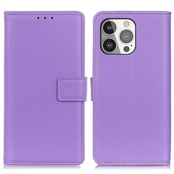 Monipuolinen suojaus Magneettinen lukko Nahkainen lompakko Matkapuhelintelineen Stand iPhone 13 Pro - Purple