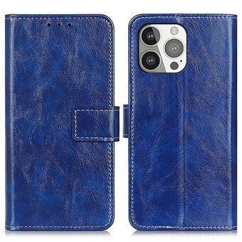 Crazy Horse Texture Vintage Style Wallet PU-nahkainen puhelimen Pro iPhone 13 pro - Blue