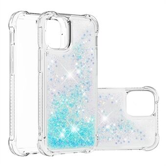 Glitter Bling Liquid Sparkle Fashion Flowing Quicksand TPU -kotelo iPhone 13 Pro 6,1 tuumaa