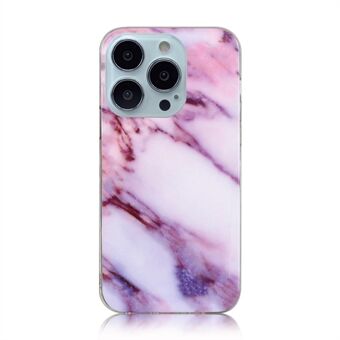 Marble Smooth IMD Design -sarjan joustava ohut TPU-suojakuori iPhone 13 Pro 6,1 tuumaa