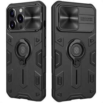 NILLKIN CamShield Armor Case Hybridipuhelimen suojus kamerasuojalla ja Ring iPhone 13 Pro 6,1 tuumalle