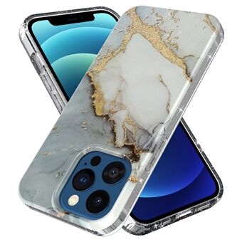 GW18 IMD Glittering Power Marble Pattern täysin peittävä matkapuhelinkotelo iPhone 13 Pro 6,1 tuumaa