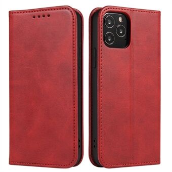 Business-tyylinen nahkainen puhelimen kuorikotelo iPhone 13 Pro - Red