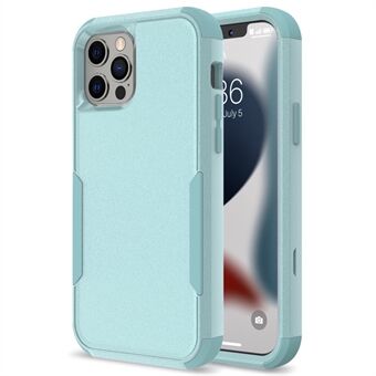 3 in 1 Irrotettava matkapuhelimen Scratch suoja Iskunkestävä kansi Pölynkestävä TPU + PC-puhelinkotelo iPhone 13 - Grey Green