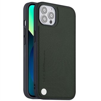 X-LEVEL for iPhone 13 Pro 6.1 inch Kevlar II Series PU Leather Coated TPU Phone Case, Carbon Fiber Texture Lightweight Premium Back Cover
