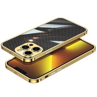 IPhone 13 Pro 6,1 tuuman metallilinssinsuojalle, ruostumattomasta Steel valmistettu kehyspuhelinkotelo hiilikuituaramidikuitukalvolla