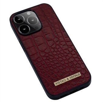 VIETAO iPhone 13 Pro 6,1 tuuman Business Style Crocodile Texture -puhelinkotelo PU-nahka+PC+TPU Iskunkestävä puhelimen suojus