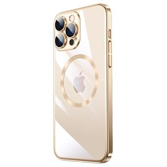 HD Clear Case iPhone 13 Pro 6,1 tuumaa, tukee magneettista langatonta latausta karkaistua lasia olevaa kameran suojausta