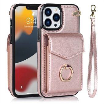 IPhone 13 Pro Accordion Style Card Bag Ring