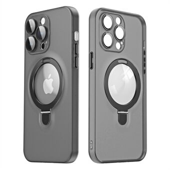 IPhone 13 Pro Kickstand Magneettinen puhelinkotelo Matte PC+TPU matkapuhelimen suojus lasilla linssisuoja