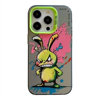 IPhone 13 Pro Animal Pattern Printing -puhelinkotelolle Graffiti Art PC+TPU Iskunkestävä kansi