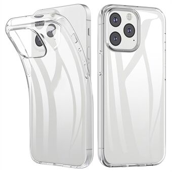 Sormenjälkiä estävä läpinäkyvä pehmeä TPU-puhelimen takakuori iPhone 13 minille 5,4 tuumaa