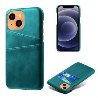KSQ Leather Hardcover iPhone 13 Mini -puhelimelle korttitelineellä - Green