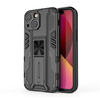 Full-Body Rugged Dual-Layer PC + TPU Shockproof Protective Cover with Kickstand for iPhone 13 mini 5.4 inch