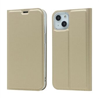 Automaattisesti imeytyvä Simple Fashion iskunkestävä nahkainen puhelimen suojakuori Stand korttipaikalla iPhone 13 minille 5,4 tuumaa