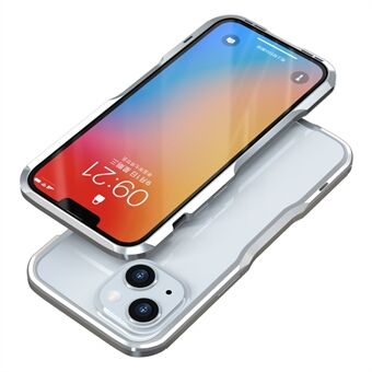 LUPHIE Slim Cool Design iskuja vaimentava metallirunkoinen puskurin suoja iPhone 13 minille 5,4 tuumaa