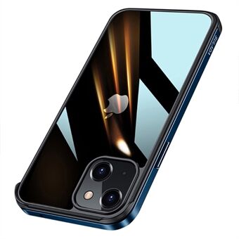 SULADA Minrui -sarjan täysin kääritty galvanoitu metallirunko, läpinäkyvä PC-hybridi takakuori iPhone 13 mini 5,4 tuumalle