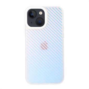 Väriliitosvalo muuttuva akryyli takapaneeli + puskuriturvatyyny TPU-kehys matkapuhelimen suojakuori iPhone 13 minille 5,4 tuumaa