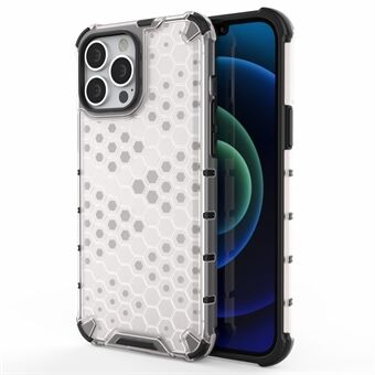 Honeycomb Design TPU + PC Hybrid Case -puhelimen suojakuori iPhone 13 Pro Max 6,7 tuumalle