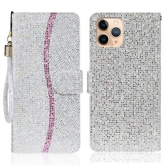 Glittery Powder Leather Wallet puhelimen suojakuori Stand ja hihnalla iPhone 13 Pro Max 6,7 tuumalle