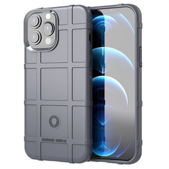 Kestävä nelikulmainen ristikkorakenne Iskunkestävä TPU-puhelimen takakuoren suojakotelo iPhone 13 Pro Max 6,7 tuumalle