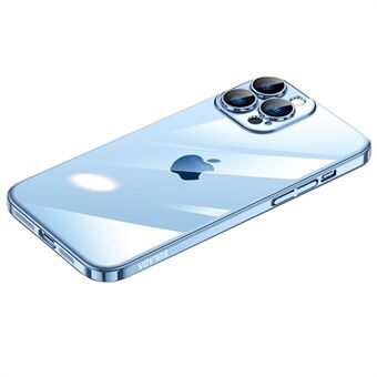 SULADA JINGJIA -sarja iPhone 13 Pro Max 6,7 tuuman galvanoitu kova PC-pudotuksenestopuhelinkotelo, jossa karkaistu lasilinssin suoja