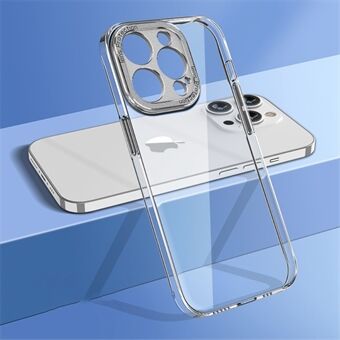 IPhone 13 Pro Max 6,7 tuuman törmäyksenestoiselle kovalle PC-takakotelolle Kameran suojakehys Kristallinkirkas puhelimen kansi