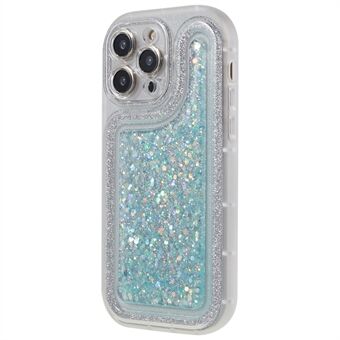 IPhone 13 Pro Max 6,7 tuuman Epoxy Glitter Case Pehmeä TPU Scratch puhelimen suojakuori
