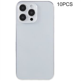 10 kpl 0,8 mm puhelinkuori iPhone 13 Pro Maxille, vesileimaton Ultraohut pehmeä TPU läpinäkyvä kansi