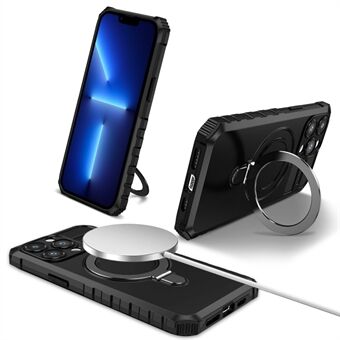 TPU+PC-puhelinkotelo iPhone 13 Pro Max -puhelimelle 6,7 tuuman seisontapuhelinsuojus Yhteensopiva MagSafe-laturin kanssa