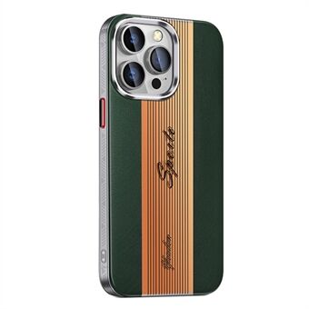 IPhone 13 Pro Max PU -nahkapäällysteiselle TPU-kuorikuorelle lasergradienttisuunnittelun matkapuhelinkotelolle