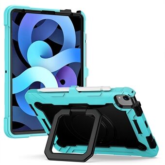 Dual Protection PC and Silicone Tablet Case with Rotating Kickstand Design for iPad Pro 11-inch (2021)(2020)(2018)/Air (2020)/Air (2022)