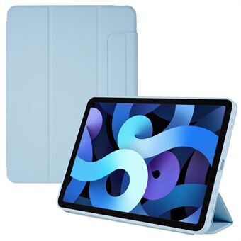 Irrotettava 2-in-1 tabletin kotelo iPad Airille (2022) / (2020), kolminkertainen Stand PU-nahkakuori magneettinen absorptio TPU + akryylikuori kameran kehyksellä