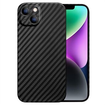 X-LEVEL Nano Kevlar -sarjan hiilikuitupuhelinkotelo iPhone 14:lle, Aramid Fiber Ultra Slim -kuori, yhteensopiva MagSafen kanssa