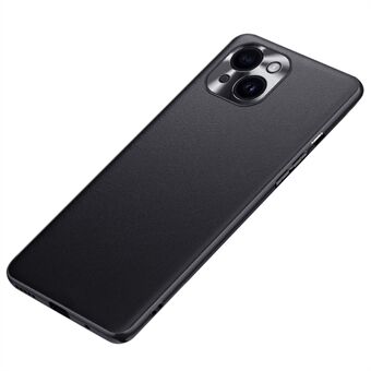 Puhelinkuori iPhone 14:lle, metallilinssi Design Iskunkestävä kuvioitu PU-nahkapinnoite TPU + PC Protector Suojakuori