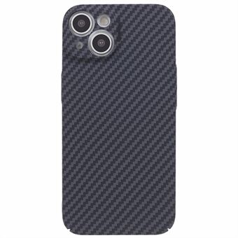 DFANS iPhone 14 Carbon Fiber Texture -puhelinkotelolle Kova PC-takakansi