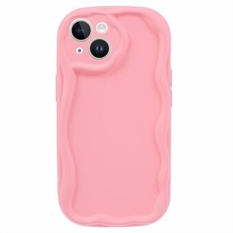 iPhone 14 -kotelo joustavaa TPU-kumia, päällystetty sokerimaisella värillä suojaava puhelinkotelo