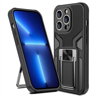 Armor Series iPhone 14 Pro 6,1 tuuman autokiinnitys Magneettinen vetotietokone + TPU Hybrid Cover Kickstand Design suojakotelo
