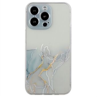 Kohokuvioinen marmorikuvioinen kotelo iPhone 14 Pro 6,1 tuumaa, pudotuksenkestävä Scratch TPU kevyt puhelimen kansi