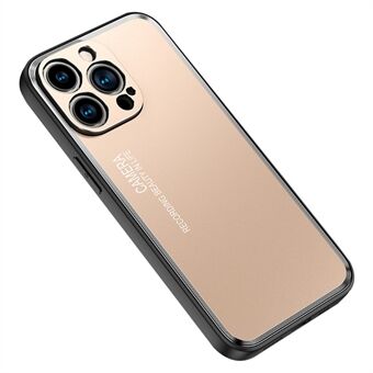 IPhone 14 Pro :lle 6,1 tuuman pehmeä TPU-hiomapuhallus alumiiniseoksesta valmistettu panssarikotelo kameran suojaus matta puhelinkotelo