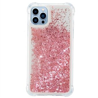 IPhone 14 Pro 6,1 tuuman Glitter Quicksand -kotelolle Shiny kelluva nestemäinen läpinäkyvä pehmeä TPU-puhelimen kansi