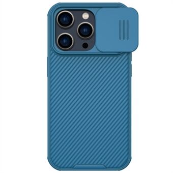 NILLKIN CamShield Pro -sarja iPhone 14 Pro 6,1 tuuman magneettinen puhelinkotelo Kova PC Pehmeä TPU liukumaton puhelinkotelo, jossa on liukukameran linssin suojus