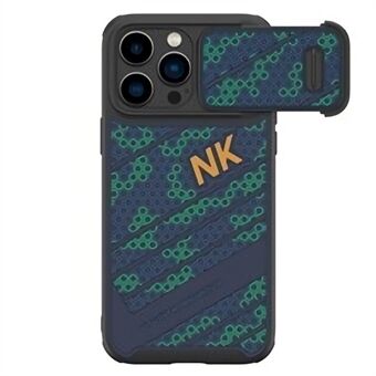 NILLKIN Magnetic Case iPhone 14 Pro, Honeycomb Texture Liukuva kameran suoja PC + TPU - suojus Yhteensopiva MagSafen kanssa